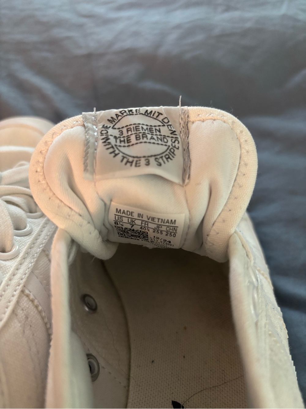 White Adidas Sneakers - Picture 3 of 4